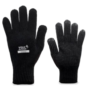 LUVA TRICOTADA COTTON BLACK PIGMENTADA