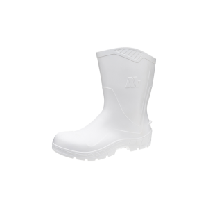 BOTA PVC CANO MEDIO BRANCA BICO AÇO MARLUVAS (Linha All Work)