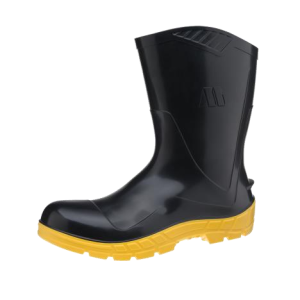 BOTA PVC CANO MEDIO SOLADO AMARELO MARLUVAS (Linha All Work)