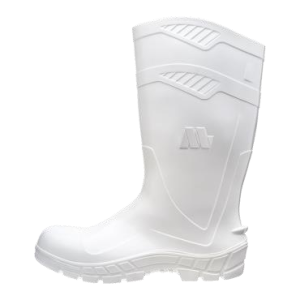 BOTA PVC CANO LONGO BRANCA S/FORRO MARLUVAS (Linha All Work)